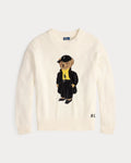 Ralph Lauren Polo Bear Baumwollpullover mit Rundhalsausschnitt